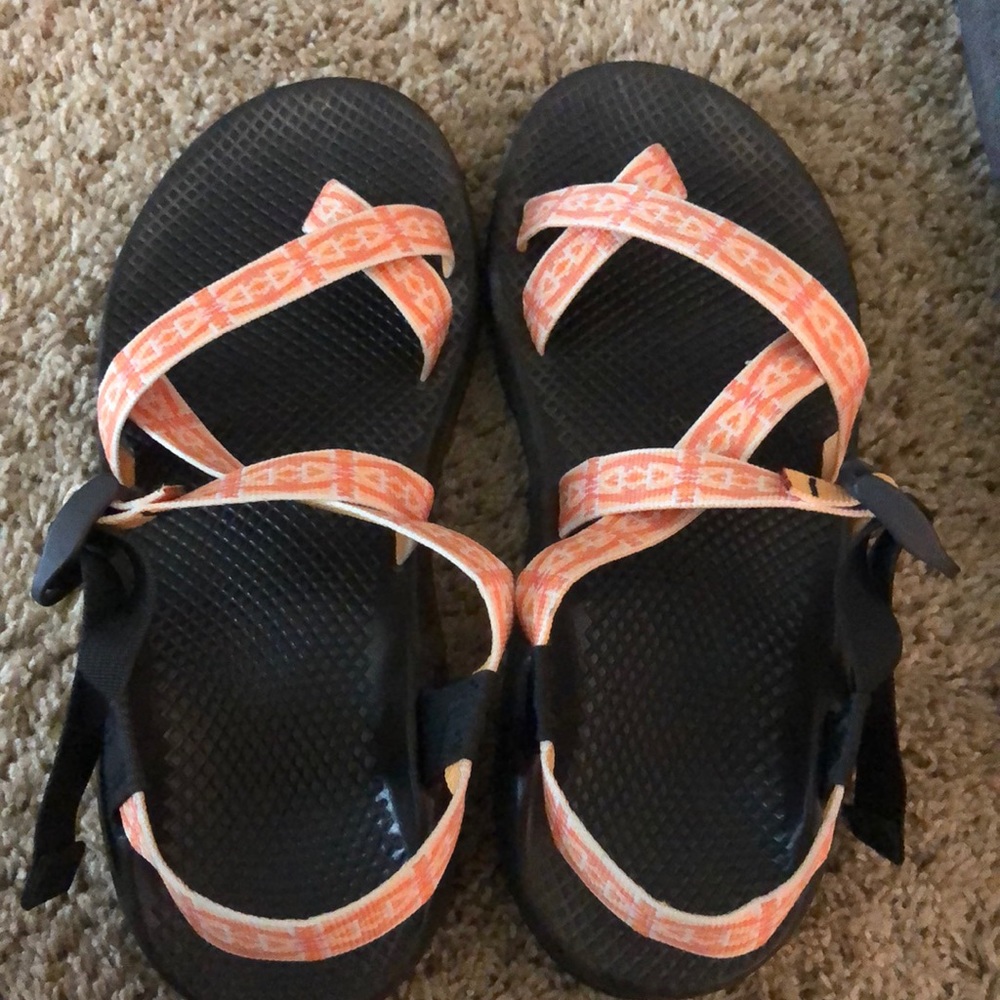 Men’s Orange Chacos Size 11